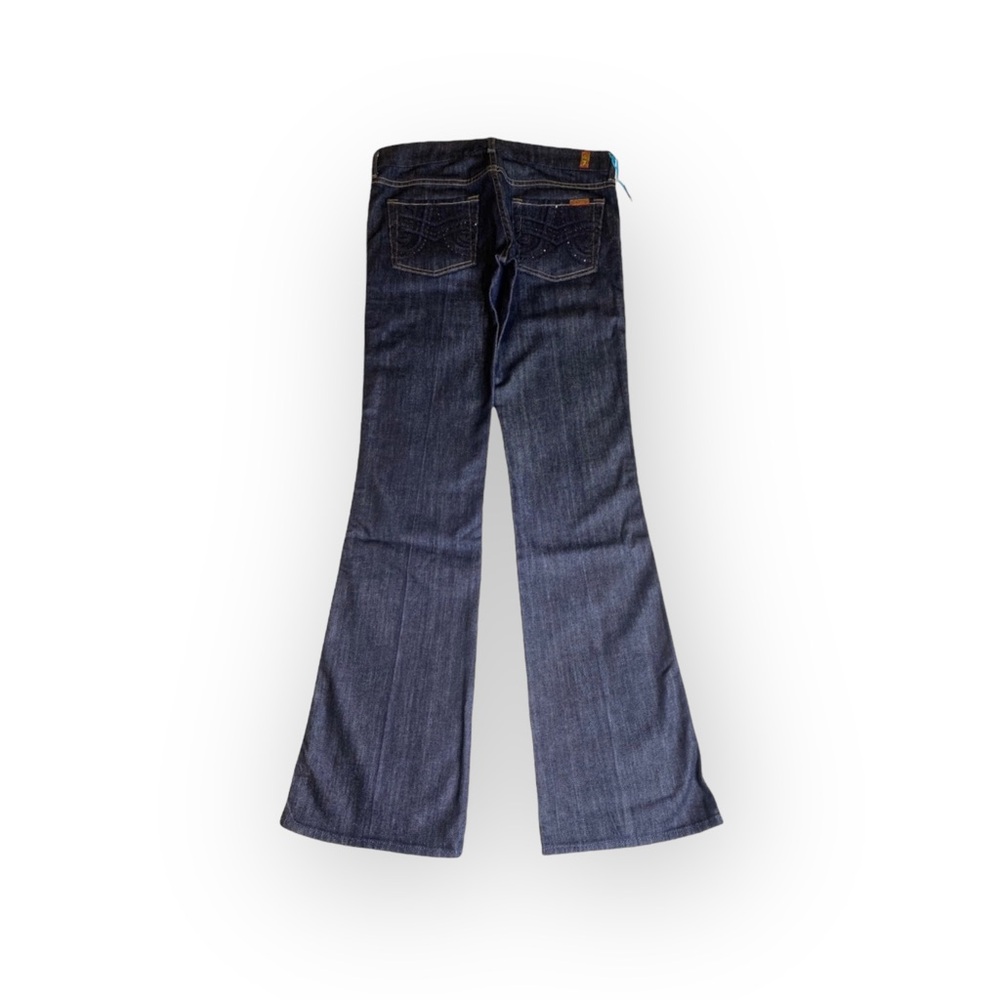 HTF: 7 Mankind® ㋛ Swirl Embroidered Crystal A Pocket Bootcut Denim Jeans ㋛ 29 30 - Picture 3 of 16